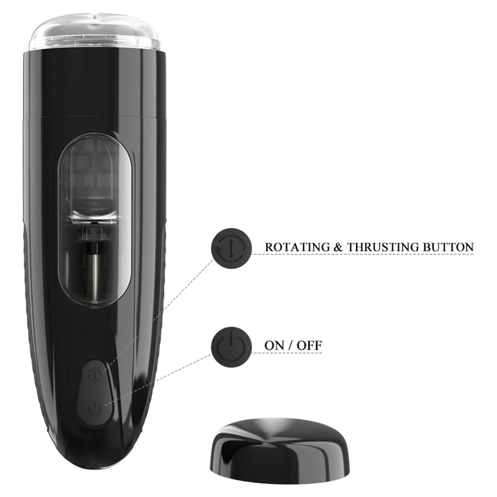 Pretty Love Thrusting & Rotating Masturbator - 10 Modes Memory Function