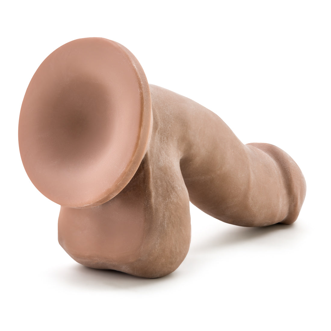 Au Natural Dual Density 6.5 Inch Realistic Suction Cup Dildo – Beige