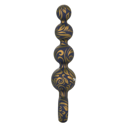Naughty Bits Butt Balls Silicone Anal Beads – Gold Marbled