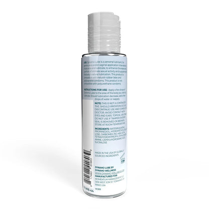Dynamo Lube Water-Based Lubricant 8.5 oz - Glycerin & Paraben Free