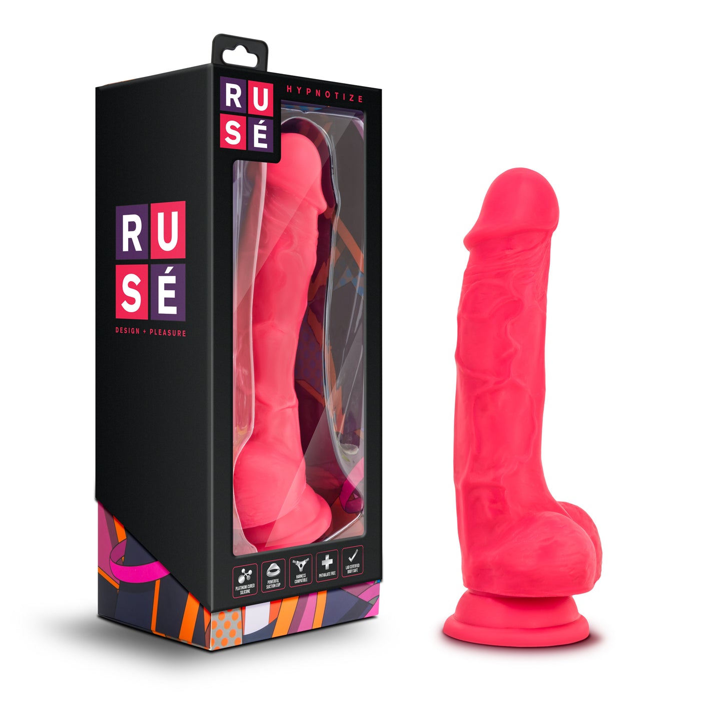 Hypnotize 5.5 Inch G-Spot Silicone Suction Cup Dildo – Cherry