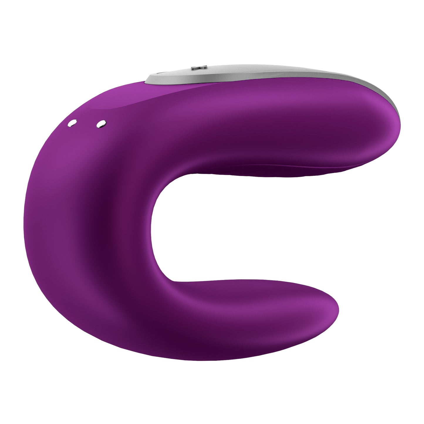Double Fun Vibrator - Violet Couples U-Shaped Wearable Vibrator