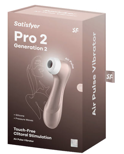Satisfyer Pro 2 Generation 2 Air Pulse Clitoral Stimulator - Rose Gold