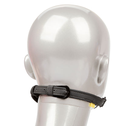 Breathable Silicone Ball Gag - Adjustable BDSM Gag with Padded Straps Black
