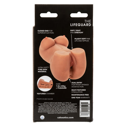 Thrills Salvaidas Realistic Double-Entry Masturbator Suction Cup 7"