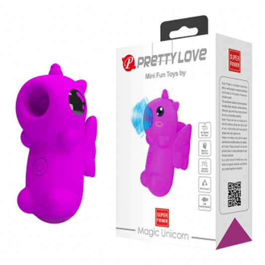 Magic Unicorn Purple Finger Vibrator - Tapping Clitoral Stimulator