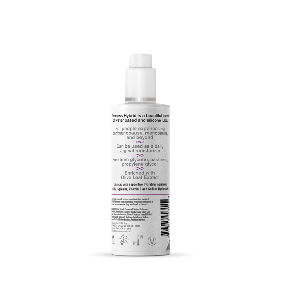 Simply Timeless - Hybrid Water-Silicone Lubricant 4oz for Menopause Relief