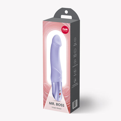 Mr. Boss Purple G-Spot Vibrator - Realistic Waterproof Vibe