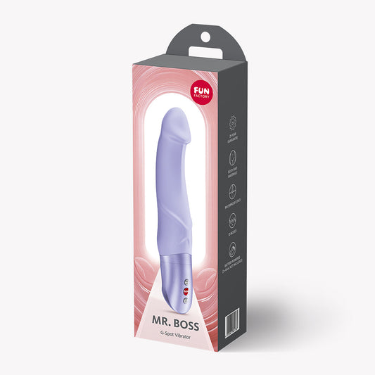 Mr. Boss Purple G-Spot Vibrator - Realistic Waterproof Vibe