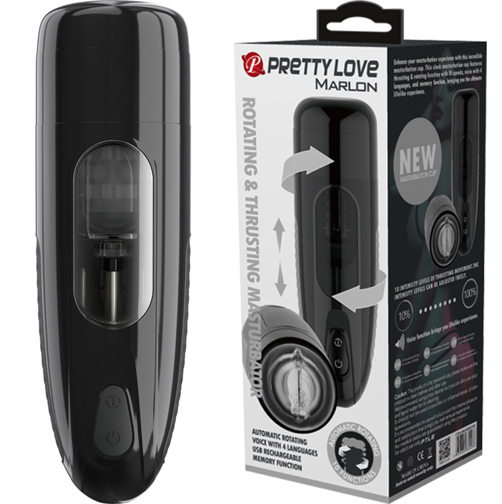 Pretty Love Thrusting & Rotating Masturbator - 10 Modes Memory Function