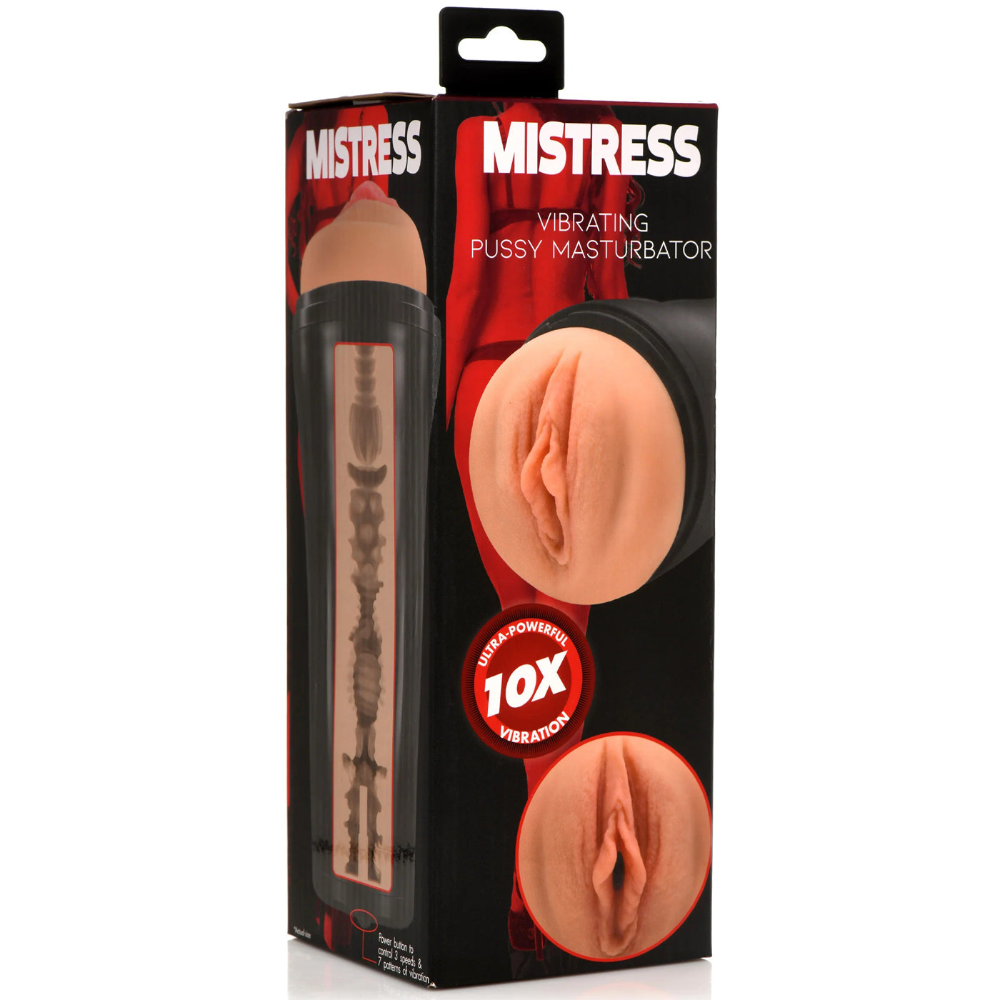 Mistress 10X Vibrating Pussy Masturbator - Medium