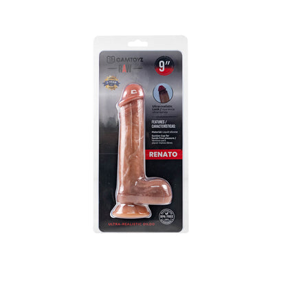 7 Inch Realistic Suction Cup Dildo Renato Brown
