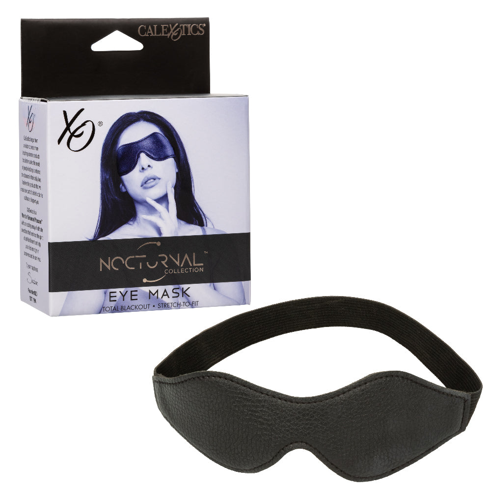 Nocturnal Collection Total Blackout Blindfold Mask - Black