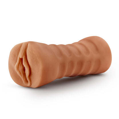M for Men Sofía Realistic Vibrating Male Masturbator - Textured Open-End Stroker