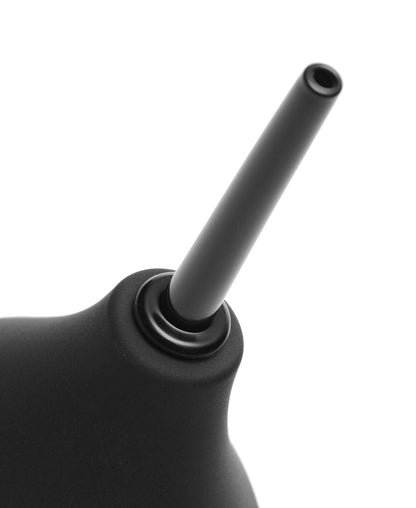 Cleanstream Thin Tip Enema Bulb – 7.6 oz Reusable Anal Douche Black