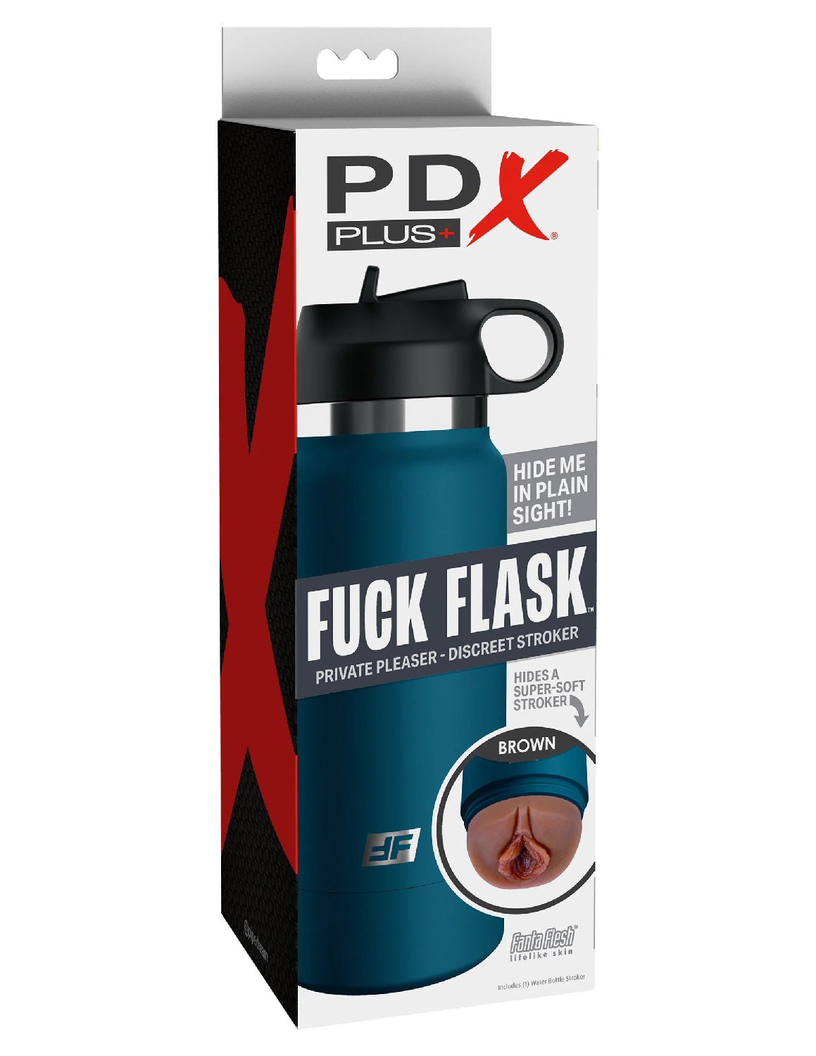 Fap Flask Water Bottle Discreet Suction Control Masturbator