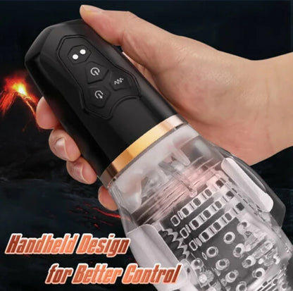 The Male Rose 2 Vibrating Suction Masturbator - 10 Modes Blowjob Stroker
