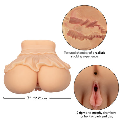 La Chica Show Realistic Masturbator 1.4 lb Double-Entry Pure Skin Stroker