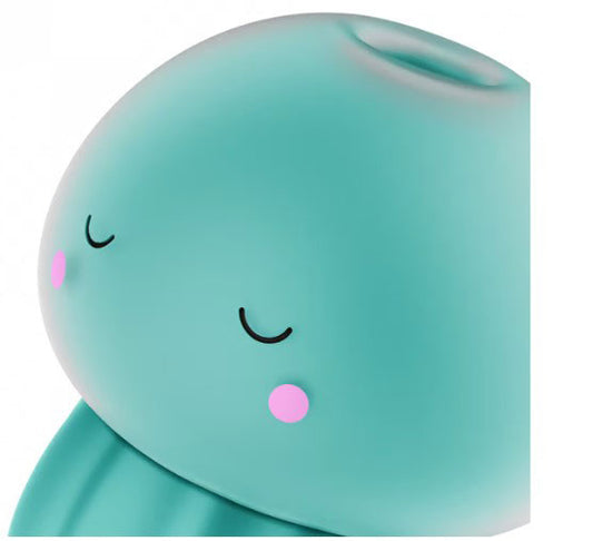 Jelly-Clous Green Air Pulse Clitoral Stimulator - Suction & Vibration Jellyfish Toy
