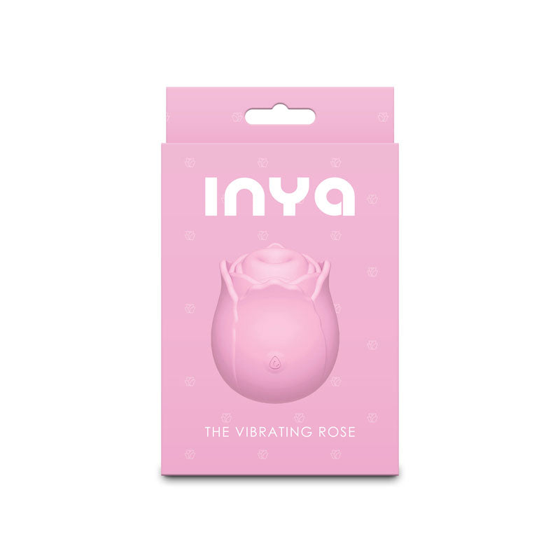 Inya Rose Clitoral Stimulator Rechargeable - Pink Rose Vibrator