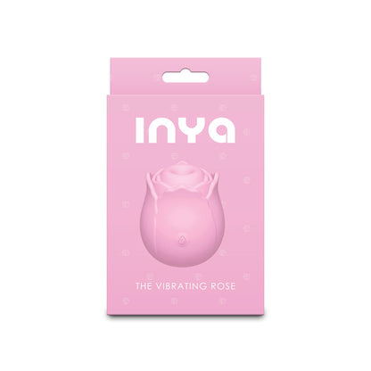 Inya Rose Clitoral Stimulator Rechargeable - Pink Rose Vibrator