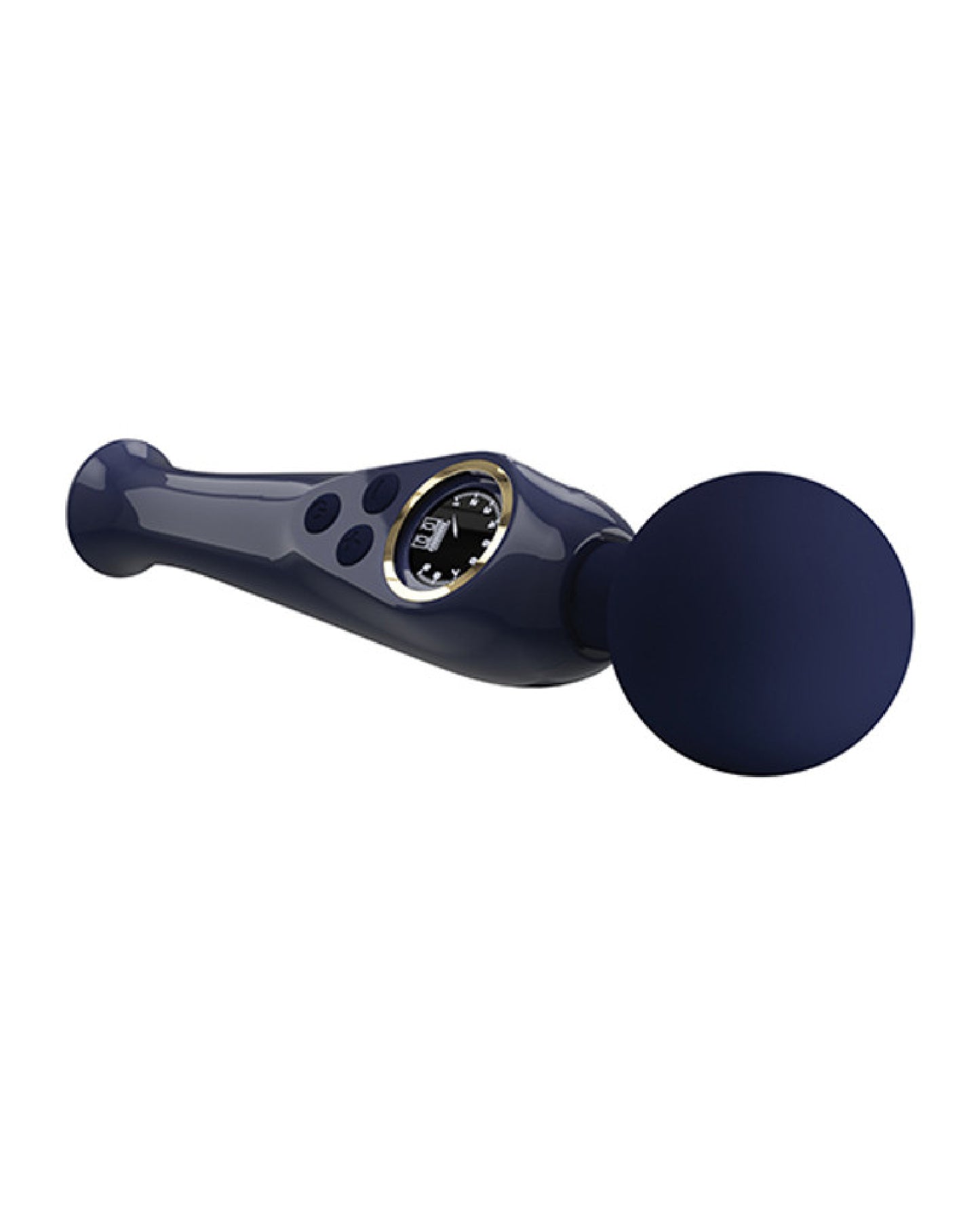 Vibrador de Varita 90 Combinaciones - Pantalla LED, Cuello Flexible y Carga USB- Azul