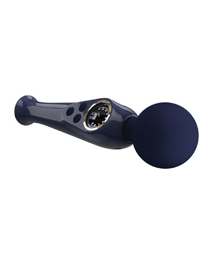 Vibrador de Varita 90 Combinaciones - Pantalla LED, Cuello Flexible y Carga USB- Azul