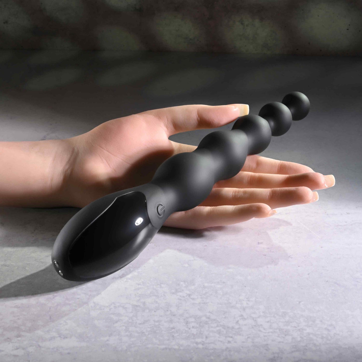 Backdoor Baton Vibrating Anal Beads – Rechargeable 9 Modes