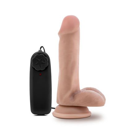 Dr. Skin Dr. Rob 4.5 Inch Realistic Vibrator - Vanilla Realistic Dildo with Suction Cup