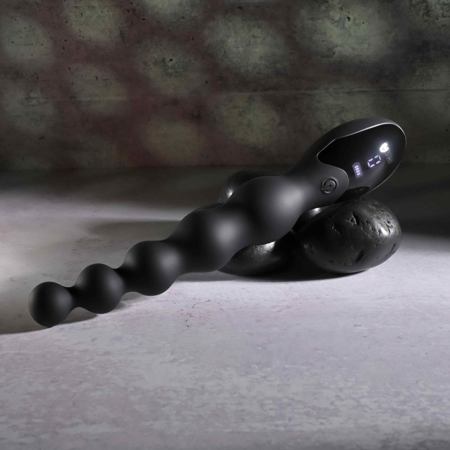 Backdoor Baton Vibrating Anal Beads – Rechargeable 9 Modes