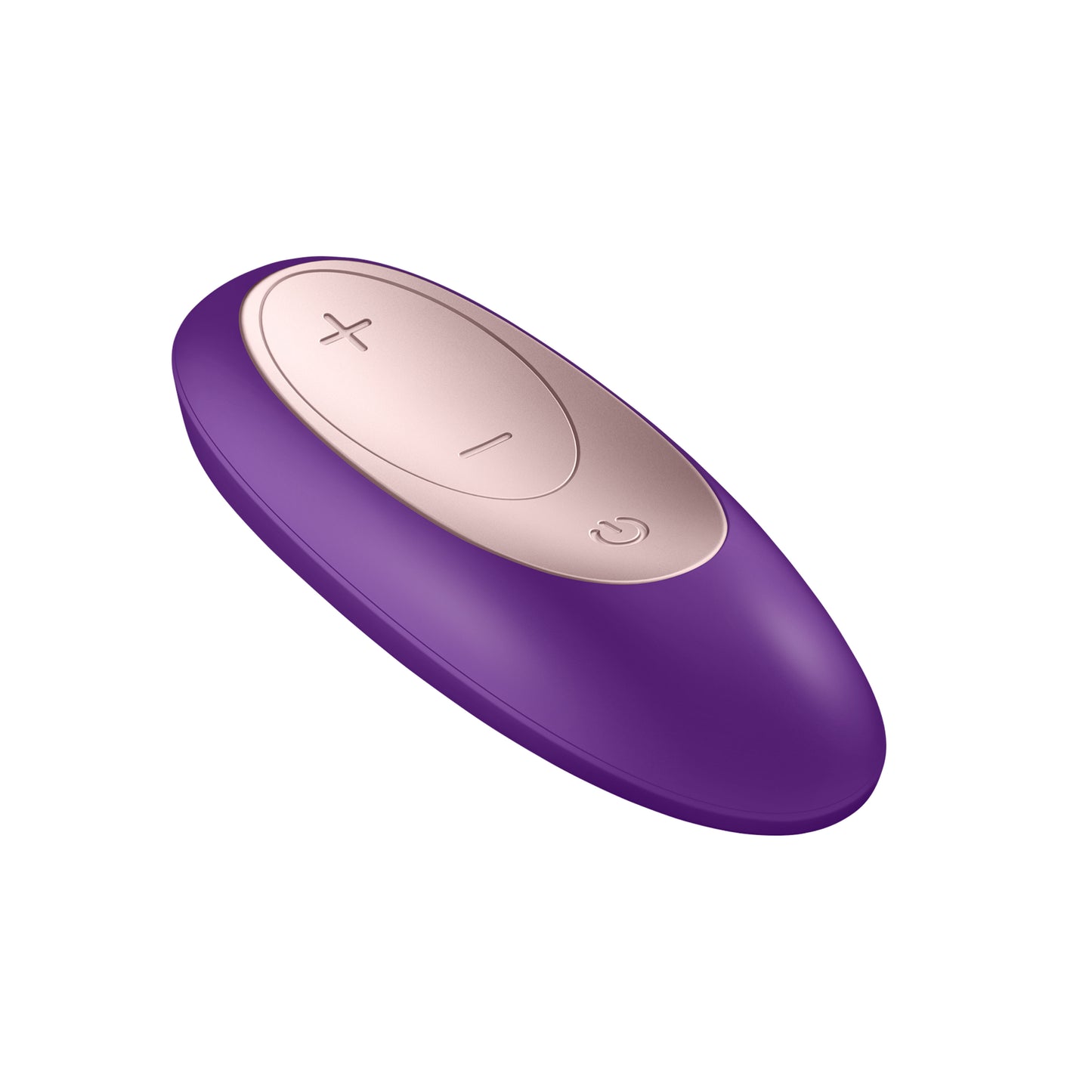 Double Plus Remote Vibrator - Purple Couples Wearable U-Shaped Toy