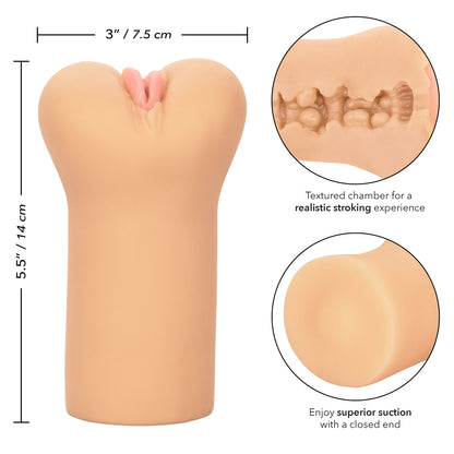 Cheap Thrills The Flight Attendant Male Masturbator - Realistic Pussy Stroker with Strong Suction