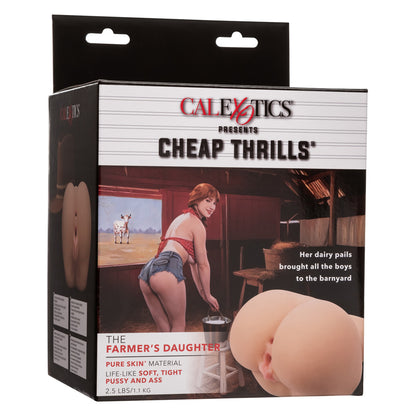 La Hija del Granjero Realistic Masturbator 2.4 lb Double-Entry Pure Skin Stroker
