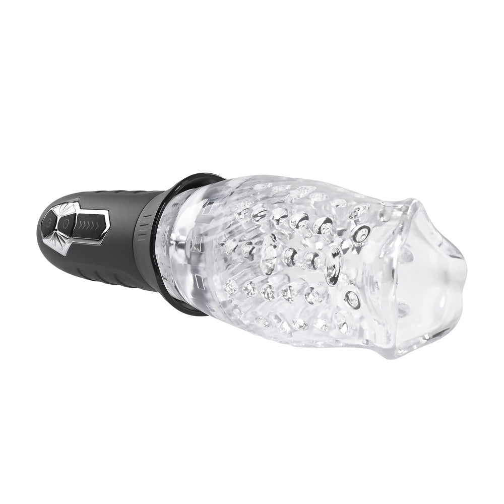 Cyclone Realistic Rotating Stroker - 10-Speed Vibrating Masturbator