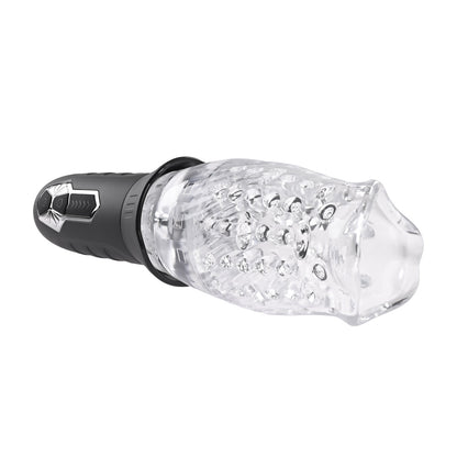Cyclone Realistic Rotating Stroker - 10-Speed Vibrating Masturbator