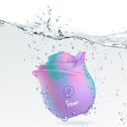 Zen Rose Unicorn Clitoral Stimulator - 10-Mode Suction & Vibration Rose