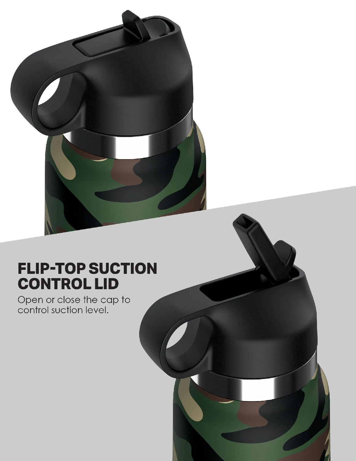 Fap Flask Happy Camper Discreet Camo Bottle Masturbator