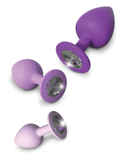 Fantasy For Her Little Gems Anal Trainer Set - 3-Piece Silicone Plugs