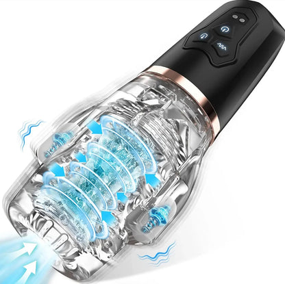 The Male Rose 2 Vibrating Suction Masturbator - 10 Modes Blowjob Stroker