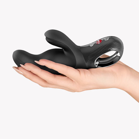 Miss Bi Black Rabbit Vibrator - G-Spot & Clitoral Dual Stimulator