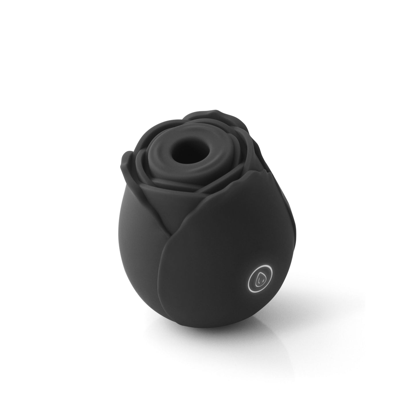 Inya Rose Black Air Pulse Clitoral Stimulator - Rechargeable Suction Rose