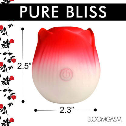 Pulsing Petals Rose Clitoral Pulse Vibrator - Rechargeable Pulsing Stimulator