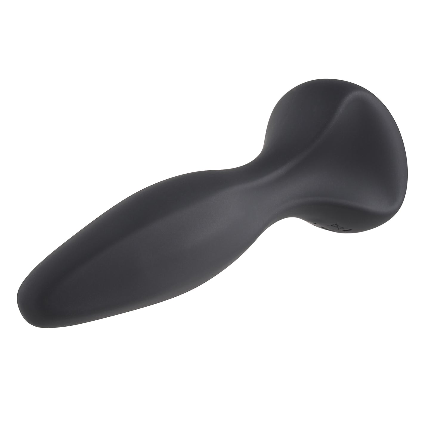 Vibrating Prostate Massager 6.15" Rechargeable Silicone Black Square Base