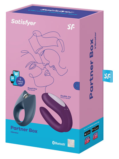 Partner Box 1 Violet - Double Joy & Sexy Secret Panty Vibrator Set