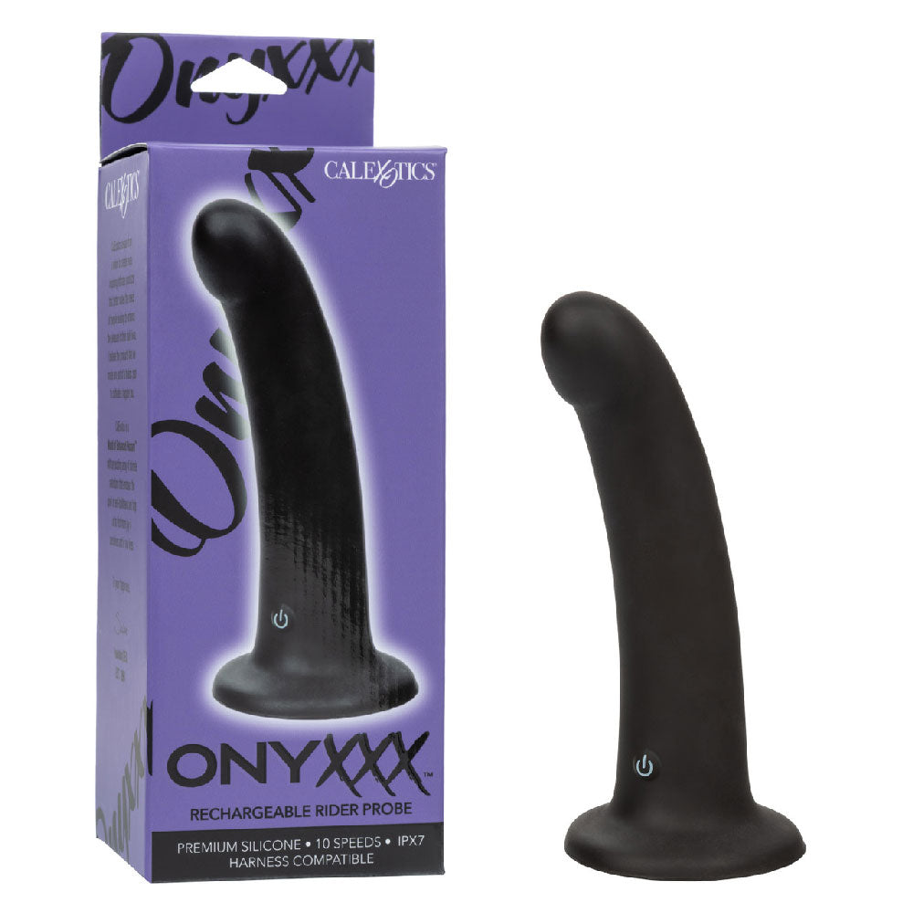 Rechargeable Suction Prostate Massager with 10 Vibration Modes - Black