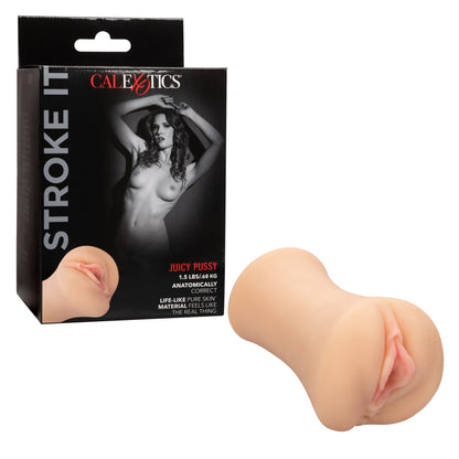 Stroke It Juicy Pussy Heavy Realistic Masturbator with Suction