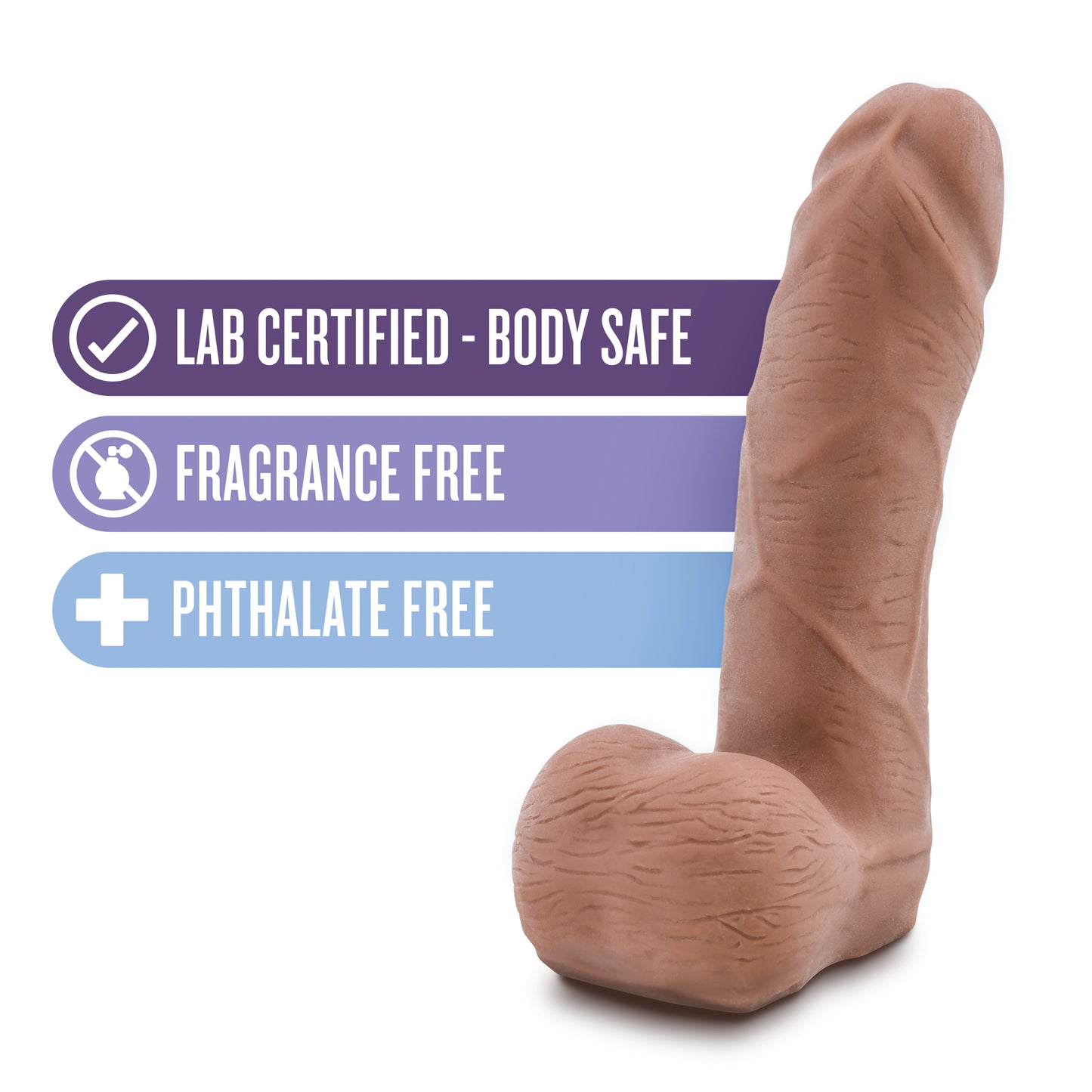 Carlitto Realistic Dildo with Balls 5.5" - Lifelike Textured
