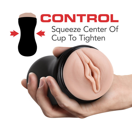 M for Men Soft & Wet Self-Lubricating Male Masturbator Cup - Realistic Vagina Stroker