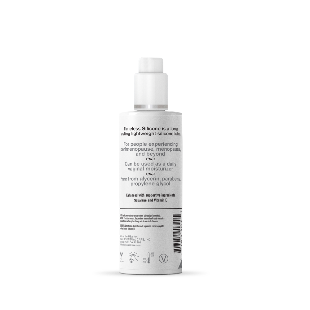 Simply Timeless - Premium Silicone Long-Lasting Lubricant 4oz for Menopause