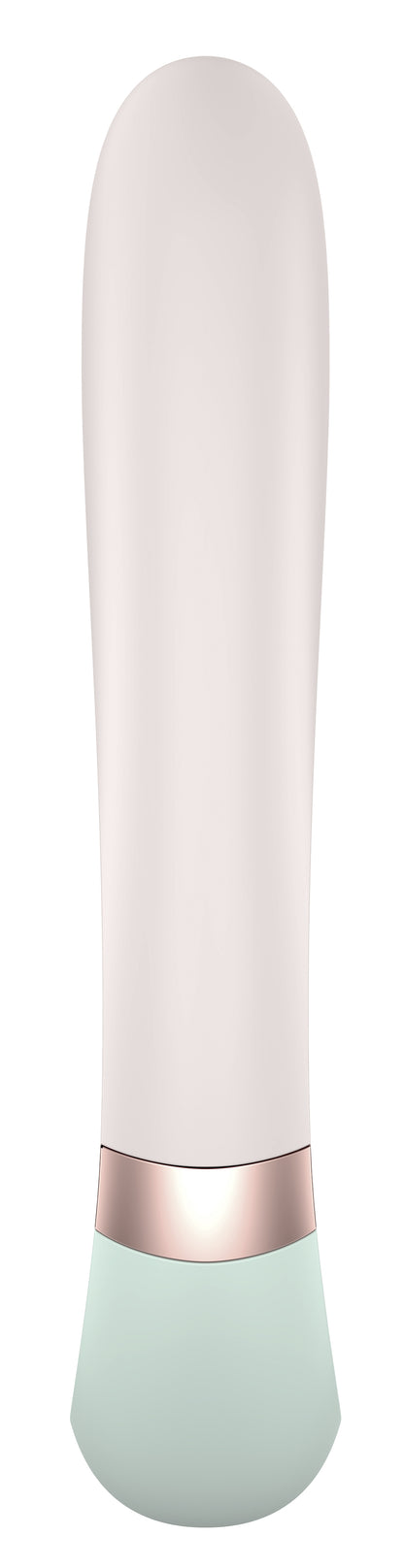 Heat Wave Mint App Controlled Warming Rabbit Vibrator - G-Spot & Clitoral Heating Vibrator